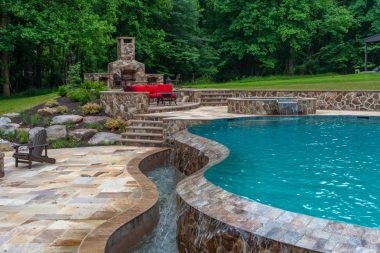 Pool Patio Design in Howard County