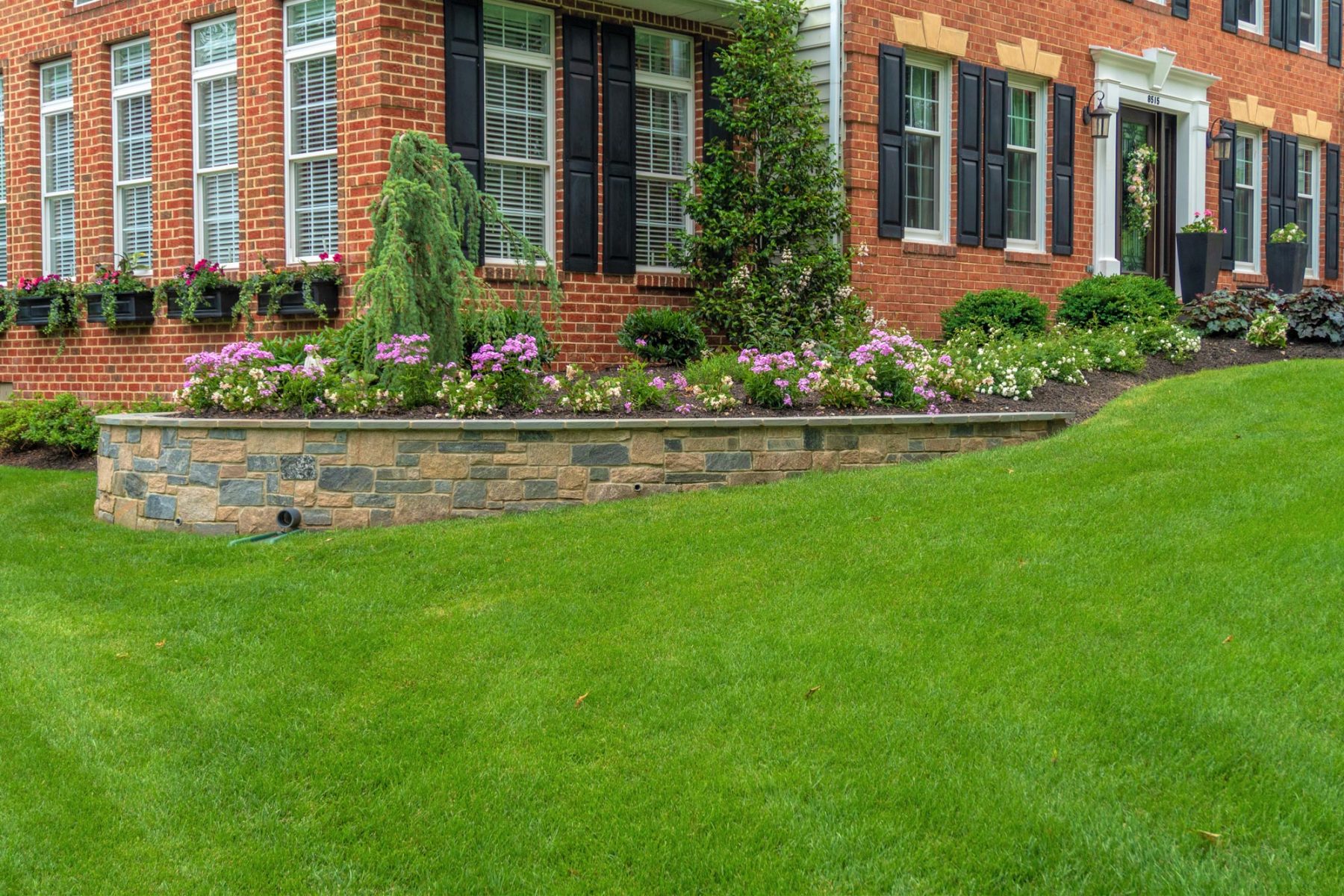 Crofton Retaining Wall and Garden Wall Construction