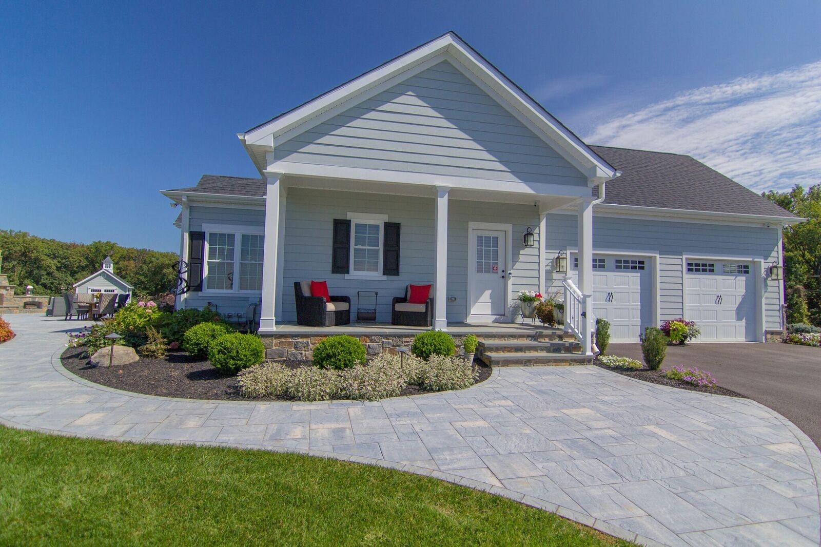 Walkway leading up to house in Howard County, MD