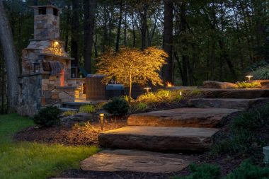 Landscape Installation with Steps, Sabine