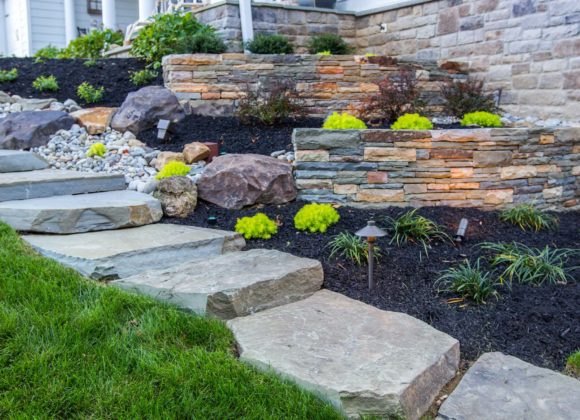 Walkway and landscape design in Glenelg, MD