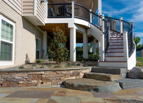 Walkways and steps hardscaping in Ellicott City