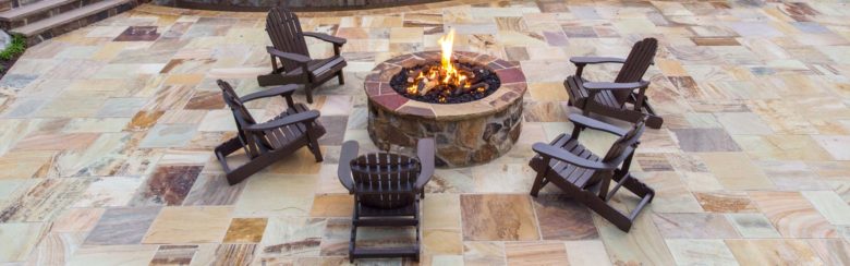 Patio and fire pit