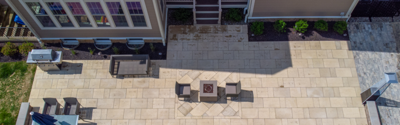 Landscape installation of patio in Dayton, MD